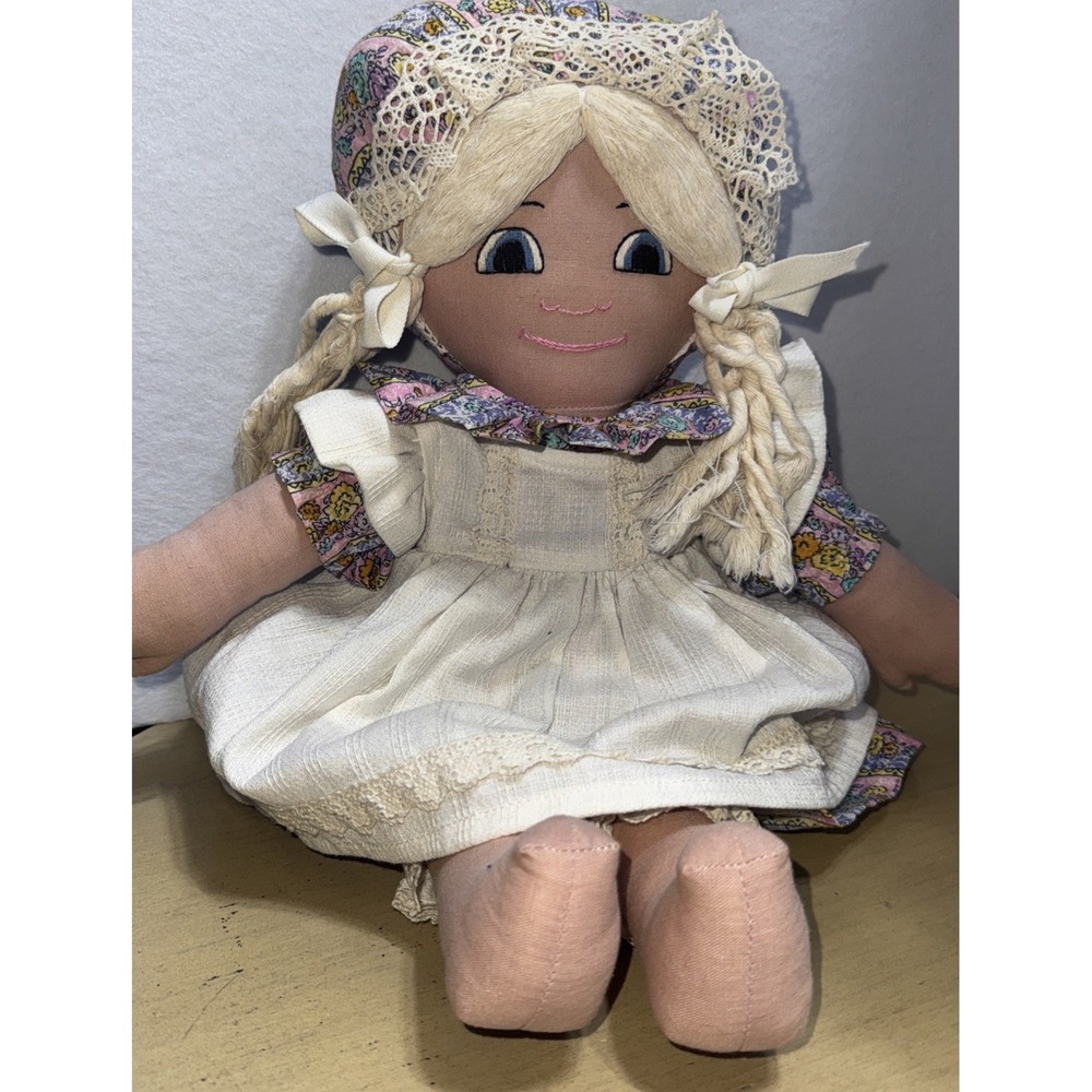 Rag Doll In Her Blue Summer Dress Approximately‎ 18" Tall